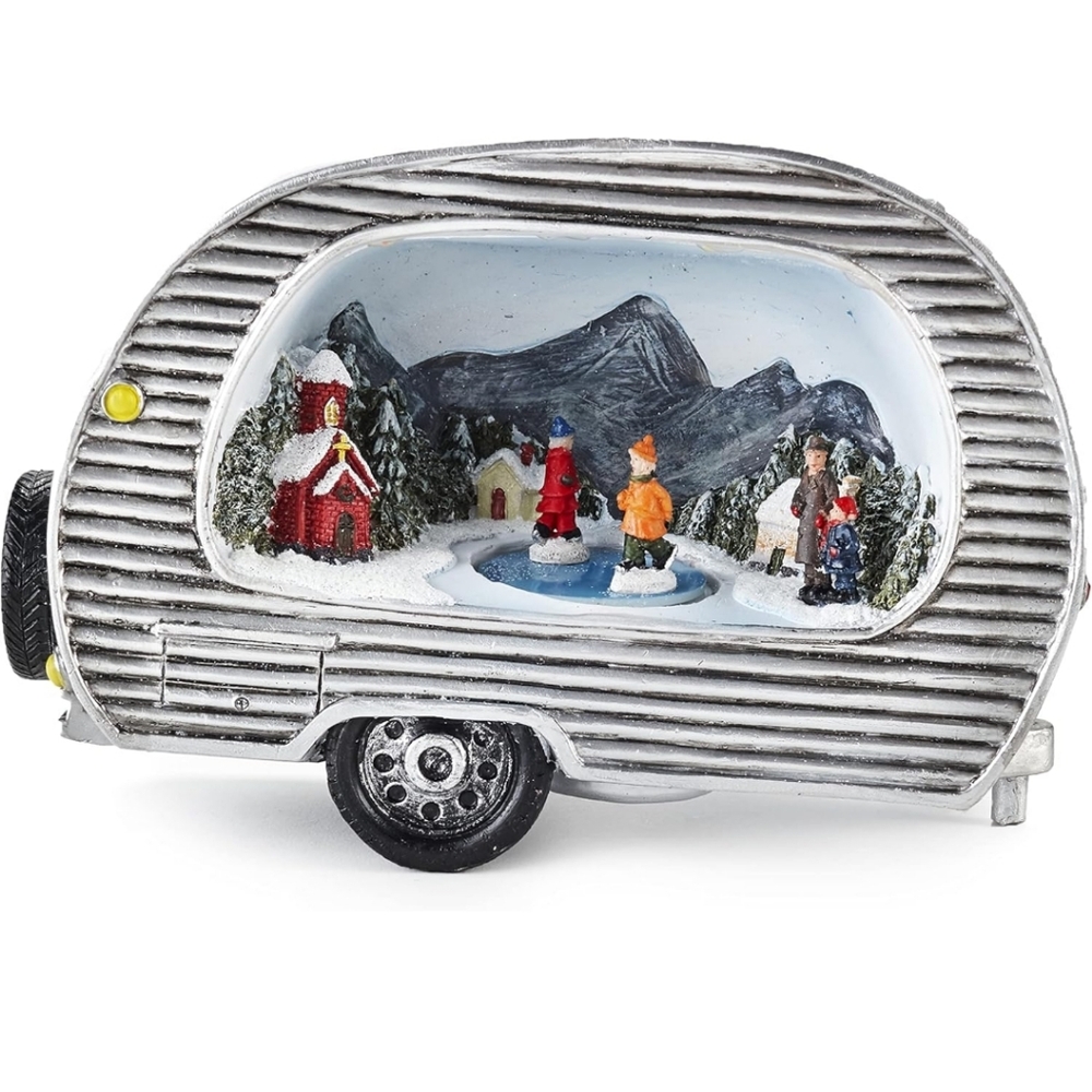 Lakeside Collection Animated Christmas Camper